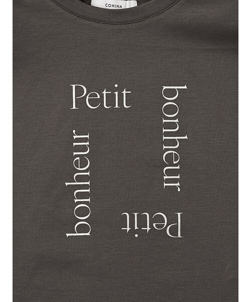 COHINA(コヒナ)の「クールタッチシャイニープリントT【低身長・小柄女性】(Tシャツ/カットソー・レディース・レッド/ホワイト/グレー・ONE SIZE)」の19枚目の写真