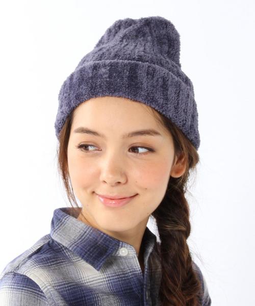 coen（コーエン）の「フラッフィーワッチ◆（ニットキャップ/ビーニー・レディース・グレー/ベージュ/ネイビー/ブラック・フリー）」の8枚目の写真