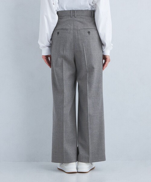 green label relaxing（グリーンレーベルリラクシング）の「［size SHORT/TALLあり］ビューティー サキソニー パンツ（スラックス・レディース・オフホワイト/ライトグレー/ネイビー・SHORT/34/36/38/40/TALL）」の16枚目の写真