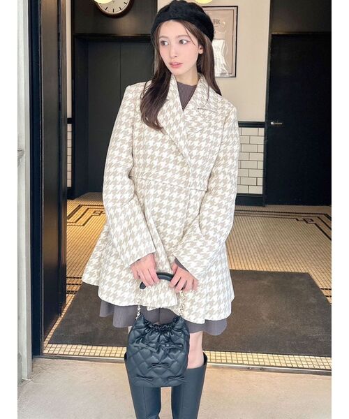 RESEXXY（リゼクシー）の「2wayミニフレアコート（その他アウター・レディース・チャコールグレー/その他/その他1・FREE）」の17枚目の写真