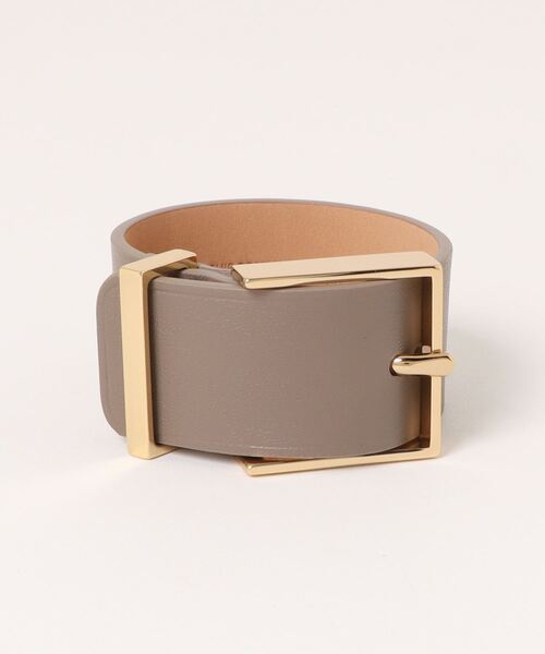 MAISON BOINET(メゾンボワネ)の「【Maison Boinet/メゾンボワネ】ワイドレザーブレスレット 牛革(ブレスレット・レディース・ライトグレー/ブラウン/ブラック/ダークグレー・FREE)」の17枚目の写真