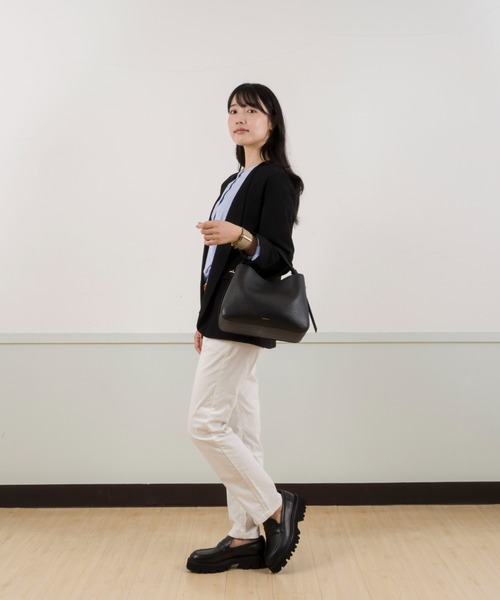 MAISON BOINET(メゾンボワネ)の「【Maison Boinet/メゾンボワネ】ワイドレザーブレスレット 牛革(ブレスレット・レディース・ライトグレー/ブラウン/ブラック/ダークグレー・FREE)」の8枚目の写真