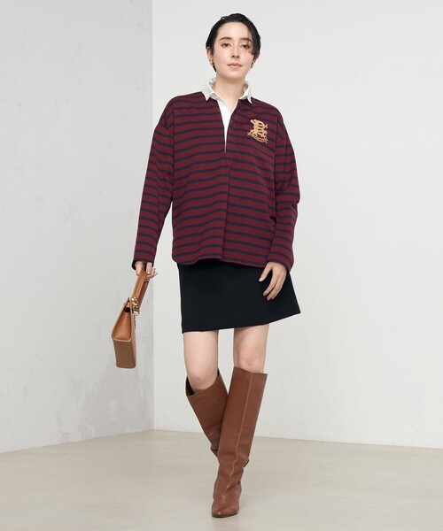 Rie Miller（リエミラー）の「ビッグシルエットラガーシャツ（T
