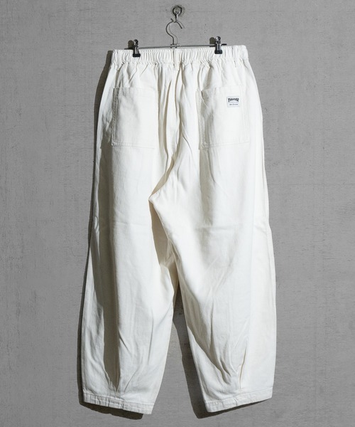 THRASHER（スラッシャー）の「【3】〔THRASHER/スラッシャー〕デニム/カツラギ ワイドバルーン ダーツパンツ（デニムパンツ・メンズ・ブラック/サックスブルー/オフホワイト/ダークブラック/ベージュ・MEDIUM/LARGE/X-LARGE）」の6枚目の写真