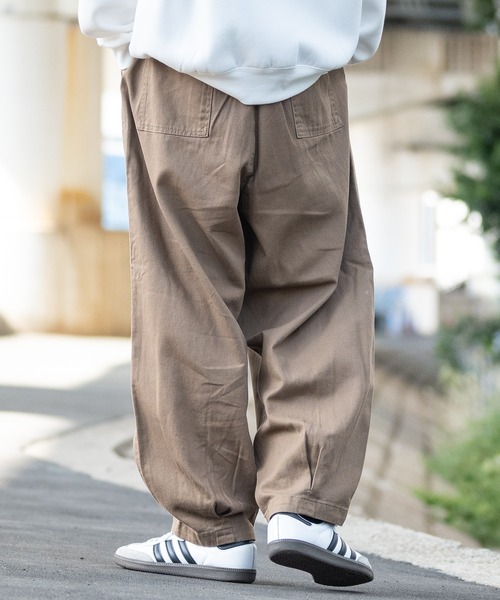 THRASHER（スラッシャー）の「【3】〔THRASHER/スラッシャー〕デニム/カツラギ ワイドバルーン ダーツパンツ（デニムパンツ・メンズ・ブラック/サックスブルー/オフホワイト/ダークブラック/ベージュ・MEDIUM/LARGE/X-LARGE）」の21枚目の写真