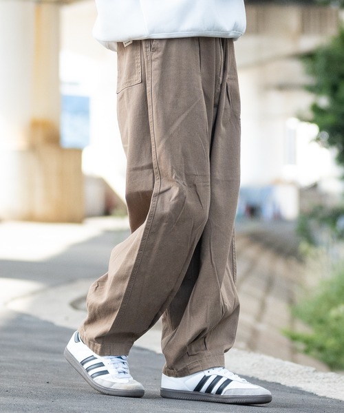 THRASHER（スラッシャー）の「【3】〔THRASHER/スラッシャー〕デニム/カツラギ ワイドバルーン ダーツパンツ（デニムパンツ・メンズ・ブラック/サックスブルー/オフホワイト/ダークブラック/ベージュ・MEDIUM/LARGE/X-LARGE）」の22枚目の写真