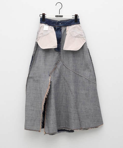 PARANOID(パラノイド)の「【PARANOID / パラノイド】DENIM SKIRT(スカート・レディース・ブルー・SMALL/MEDIUM)」の13枚目の写真