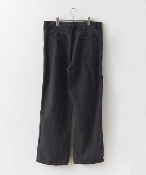 ROOPTOKYO（ループトウキョウ）の「留め具デザインラインデニムパンツ（デニムパンツ・メンズ・ブラック・FREE）」の3枚目の写真
