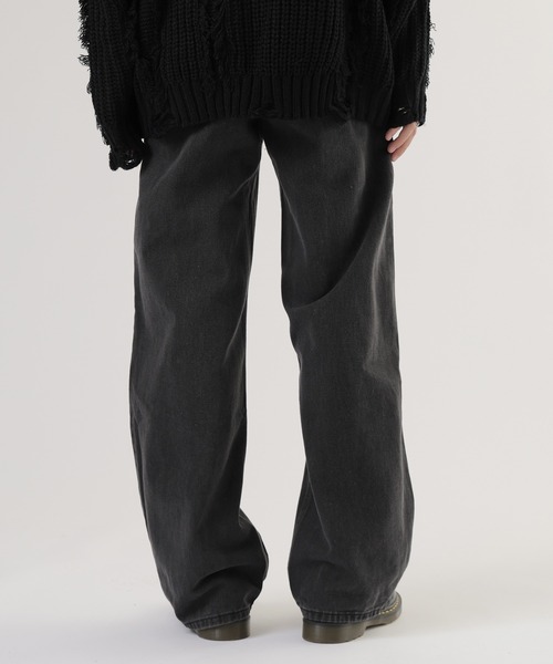 ROOPTOKYO（ループトウキョウ）の「留め具デザインラインデニムパンツ（デニムパンツ・メンズ・ブラック・FREE）」の13枚目の写真