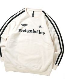 uniform design sweat shirt/ユニフォームデザイン 裏起毛 スウェットシャツ ブロークコア【IR】 オーバーサイズ メンズ レディース