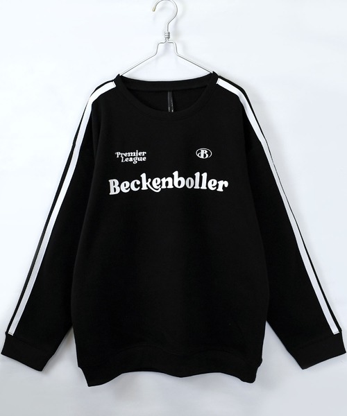 おしゃれスタ(オシャレスタ)の「uniform design sweat shirt/ユニフォームデザイン 裏起毛 スウェットシャツ ブロークコア【IR】 オーバーサイズ メンズ レディース(スウェット・メンズ・ホワイト/ブラック/ブルー/ブルー系その他/ホワイト系その他/ブラック系その他・M/L/XL)」の13枚目の写真