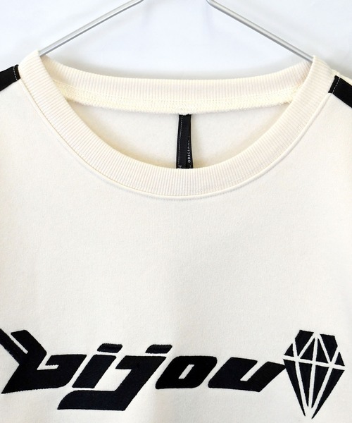 おしゃれスタ(オシャレスタ)の「uniform design sweat shirt/ユニフォームデザイン 裏起毛 スウェットシャツ ブロークコア【IR】 オーバーサイズ メンズ レディース(スウェット・メンズ・ホワイト/ブラック/ブルー/ブルー系その他/ホワイト系その他/ブラック系その他・M/L/XL)」の16枚目の写真