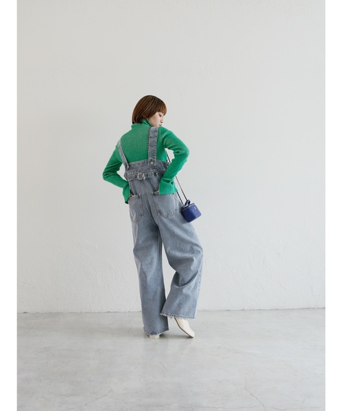 Katrin TOKYO（カトリーントーキョー）の「stripe rib turtle knit（ニット/セーター・レディース・オレンジ/グリーン・FREE/XS）」の22枚目の写真