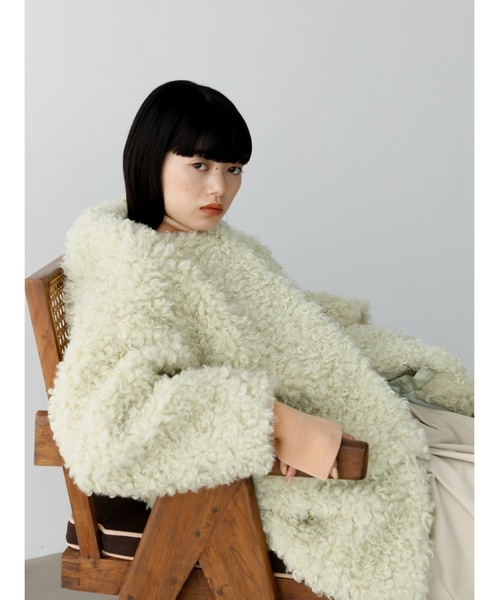 Katrin TOKYO（カトリーントーキョー）の「stripe rib turtle knit（ニット/セーター・レディース・オレンジ/グリーン・FREE/XS）」の9枚目の写真