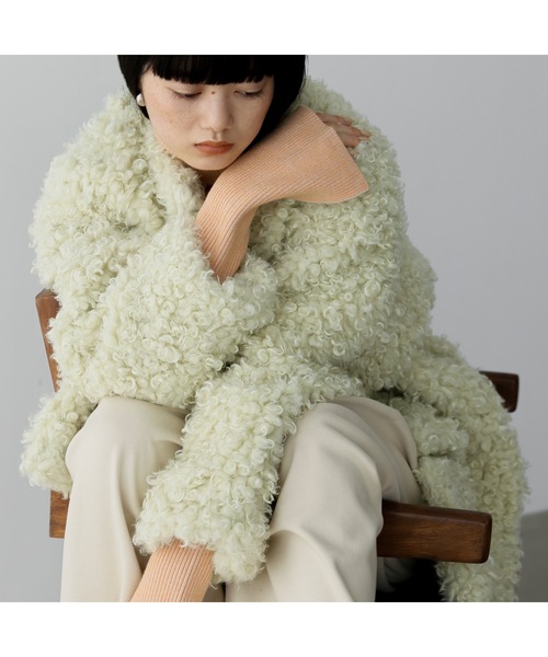 Katrin TOKYO（カトリーントーキョー）の「stripe rib turtle knit（ニット/セーター・レディース・オレンジ/グリーン・FREE/XS）」の19枚目の写真