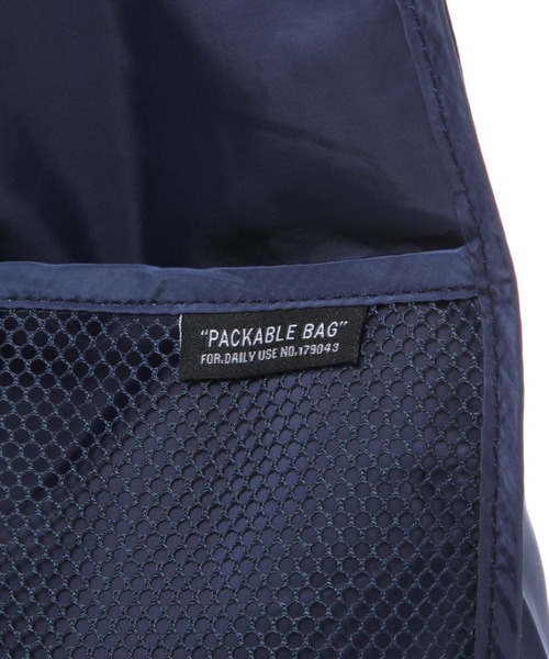 LAKOLE(ラコレ)の「※メッシュポケットエコバッグ / 152318(エコバッグ/サブバッグ・レディース・ネイビー/オレンジ・FREE)」の15枚目の写真