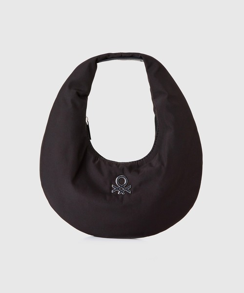 BENETTON (UNITED COLORS OF BENETTON)(ベネトンユナイテッドカラーズオブベネトン)の「【GREEN B】BENETTON丸型バッグ(ハンドバッグ・レディース・グレー/ブラック/ピンク・FREE)」の2枚目の写真