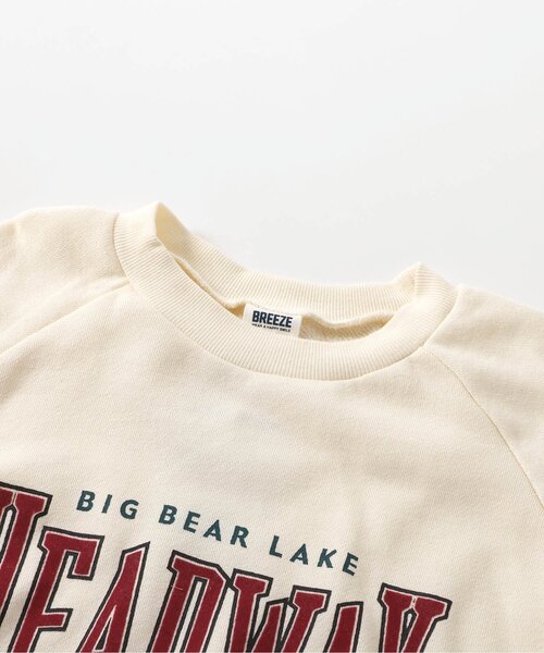 BREEZE(ブリーズ)の「【リンク・大人サイズ】カレッジトレーナー(スウェット・レディース・グレー/アイボリー・MEDIUM/LARGE)」の10枚目の写真