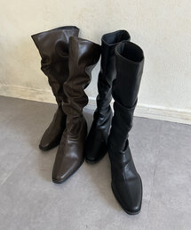 Thevon（ゼボン）の「ギャザーロングブーツ（ブーツ）」