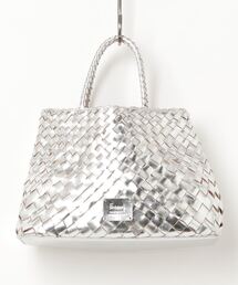 【Swaraj/スワラージ】レザー・アシンメトリーメッシュBAG(山羊革)