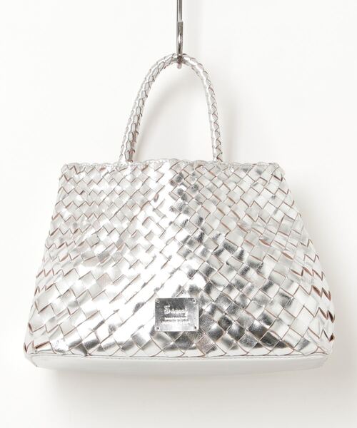 MAISON mou(メゾンムー)の「【Swaraj/スワラージ】レザー・アシンメトリーメッシュBAG(山羊革)(ハンドバッグ・レディース・ブラック/ブラウン/ブラック系/シルバー/ゴールド・FREE)」の4枚目の写真