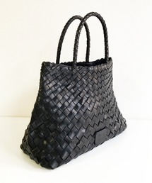 MAISON mou | 【Swaraj/スワラージ】レザー・アシンメトリーメッシュBAG(山羊革)(ハンドバッグ)