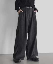 remer | loose Brushed herringbone PT / ルーズブラッシュドヘリンボーンパンツ(スラックス)