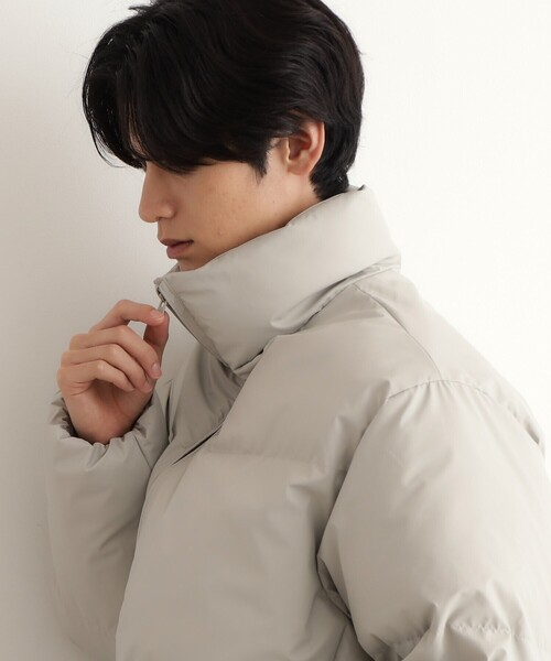 THE SHOP TK （ザ ショップ ティーケー ）の「◆スタンドネック中綿ジップブルゾン（その他アウター・メンズ・ライトグレー/ブラック・03/02/01）」の22枚目の写真
