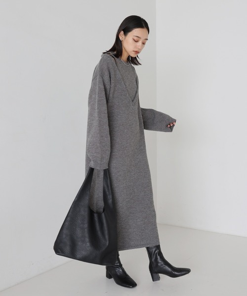 hellam（へラム）の「レザートートバッグ（トートバッグ・レディース・アイボリー/ブラック/カーキ/ブラウン・FREE）」の10枚目の写真