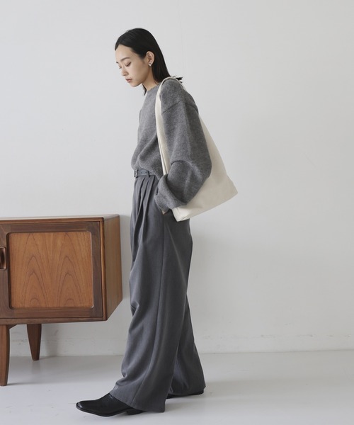 hellam（へラム）の「レザートートバッグ（トートバッグ・レディース・アイボリー/ブラック/カーキ/ブラウン・FREE）」の16枚目の写真