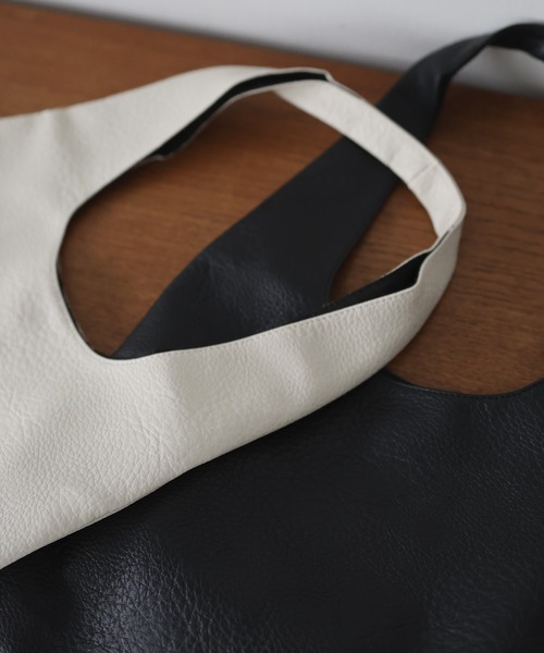 hellam（へラム）の「レザートートバッグ（トートバッグ・レディース・アイボリー/ブラック/カーキ/ブラウン・FREE）」の19枚目の写真