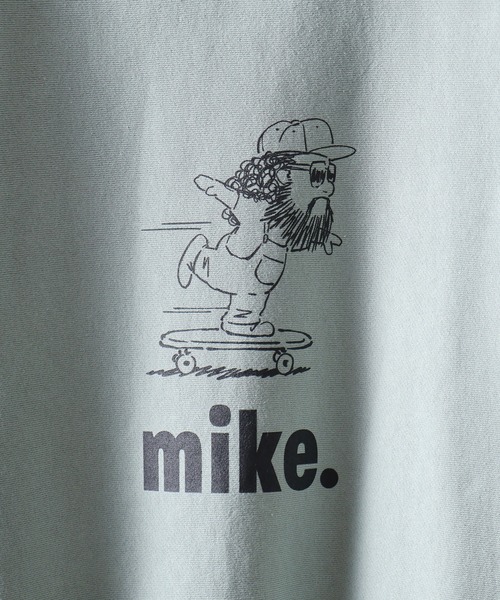 BIG MIKE(ビッグマイク)の「BIG MIKE ロゴ スウェットトレーナー(スウェット・メンズ・ネイビー/サンドベージュ/グリーン/ブラック/グレー系その他/ブラック系その他2/ヘザーグレー/ブラック系その他/グレー系その他2/ブラック系その他4・L/XL/M)」の21枚目の写真