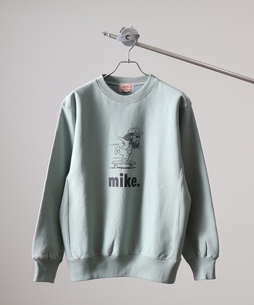 BIG MIKE(ビッグマイク)の「BIG MIKE ロゴ スウェットトレーナー(スウェット・メンズ・ネイビー/サンドベージュ/グリーン/ブラック/グレー系その他/ブラック系その他2/ヘザーグレー/ブラック系その他/グレー系その他2/ブラック系その他4・L/XL/M)」の20枚目の写真