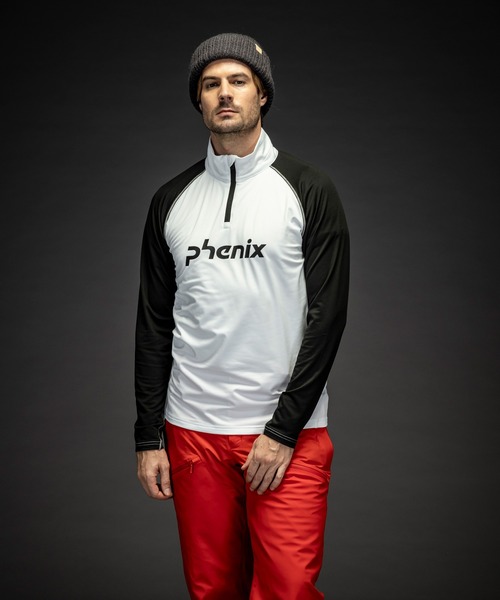 phenix（フェニックス）の「phenix(フェニックス) Sleeve Color Inner フェニックススリーブカラーインナー/Middle メンズ/スキーウェア（その他トップス・メンズ・ネイビー/ホワイト/ブラック/レッド・S/M/L/XL）」の5枚目の写真