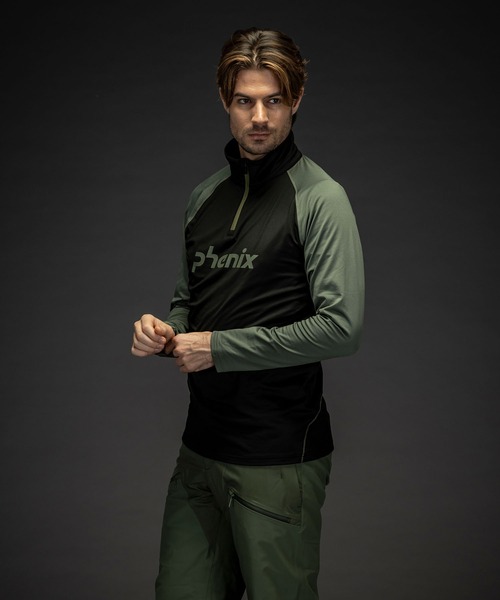 phenix（フェニックス）の「phenix(フェニックス) Sleeve Color Inner フェニックススリーブカラーインナー/Middle メンズ/スキーウェア（その他トップス・メンズ・ネイビー/ホワイト/ブラック/レッド・S/M/L/XL）」の12枚目の写真