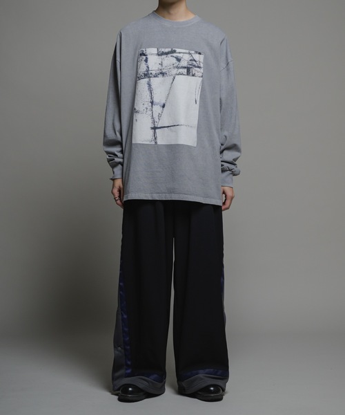 セール】Pigment super big print long T-shirts/ピグメント