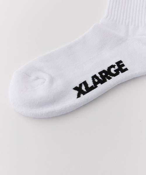 XLARGE（エクストララージ）の「【販売終了】OG EMB SOCKS（ソックス/靴下・メンズ・ブラウン/ホワイト/ブラック・ONE SIZE）」の13枚目の写真