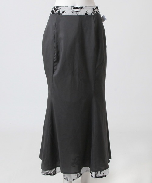 フロッキーフラワーマーメイドスカート（スカート）｜JULIA BOUTIQUE（ジュリアブティック）