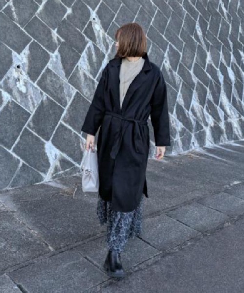 H.TOKYO（エイチトウキョウ）の「チェスターコート（チェスターコート・レディース・ブラック/カーキ・MEDIUM/LARGE/X-LARGE/XX-LARGE）」の8枚目の写真