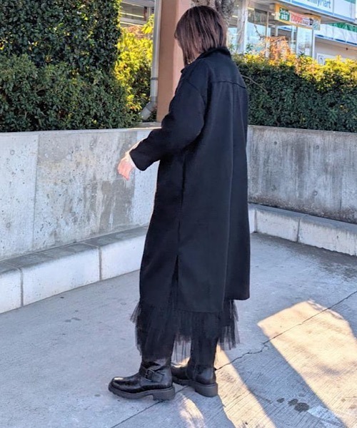 H.TOKYO（エイチトウキョウ）の「チェスターコート（チェスターコート・レディース・ブラック/カーキ・MEDIUM/LARGE/X-LARGE/XX-LARGE）」の6枚目の写真