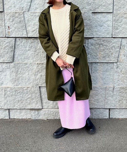 H.TOKYO（エイチトウキョウ）の「チェスターコート（チェスターコート・レディース・ブラック/カーキ・MEDIUM/LARGE/X-LARGE/XX-LARGE）」の9枚目の写真
