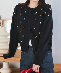 KOBE LETTUCE | 総刺繍ニットカーディガン(カーディガン/ボレロ)