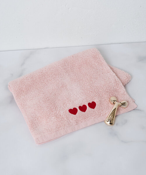 BIRTHDAY BAR（バースデイバー）の「Love Heart Hair Bath Towel（タオル・レディース・ネイビー/ピンク・0）」の2枚目の写真