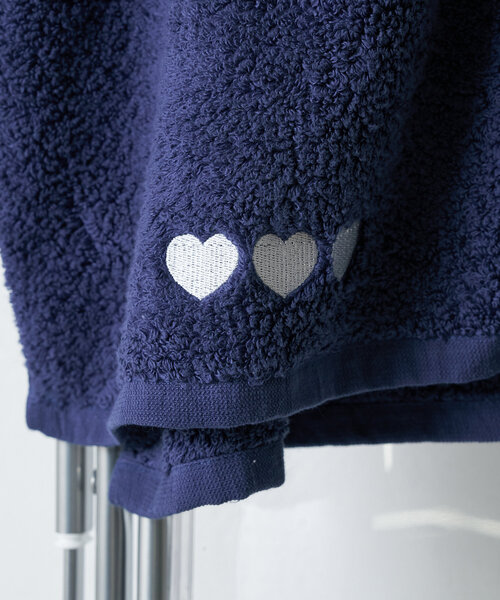BIRTHDAY BAR（バースデイバー）の「Love Heart Hair Bath Towel（タオル・レディース・ネイビー/ピンク・0）」の6枚目の写真