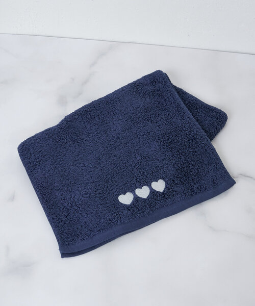 BIRTHDAY BAR（バースデイバー）の「Love Heart Hair Bath Towel（タオル・レディース・ネイビー/ピンク・0）」の7枚目の写真