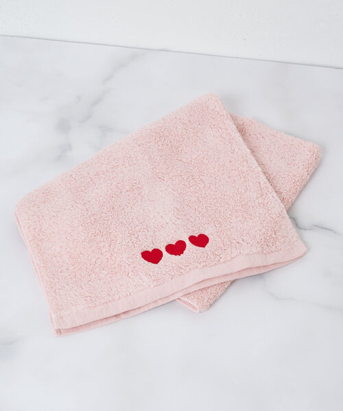 BIRTHDAY BAR（バースデイバー）の「Love Heart Hair Bath Towel（タオル・レディース・ネイビー/ピンク・0）」の9枚目の写真