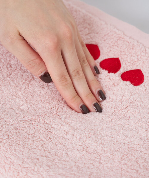 BIRTHDAY BAR（バースデイバー）の「Love Heart Hair Bath Towel（タオル・レディース・ネイビー/ピンク・0）」の12枚目の写真