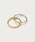 20/80�i�e�D�G���e�B�[�G�C�e�B�[�j�́u�y20/80�z�g�D�G���e�B�[�G�C�e�B�[/ STERLING SILVER DOUBLE FLAT RING 2.5mm WIDTH�i�����O�j�v�b�V���o�[×�S�[���h
