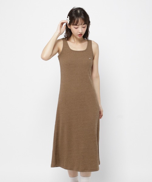3.3 Field Trip／スクエアネックワンピース（ワンピース）｜3.3 Field Trip （3.3フィールドトリップ）