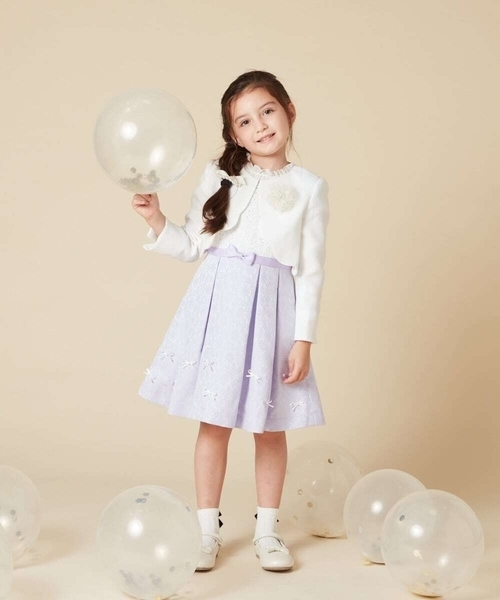 a.v.v（アーヴェヴェ）の「[18-20cm][CEREMONY STYLE]リボンバレエシューズ（その他シューズ・キッズ・ブラック/ホワイト・18/19/20）」の5枚目の写真